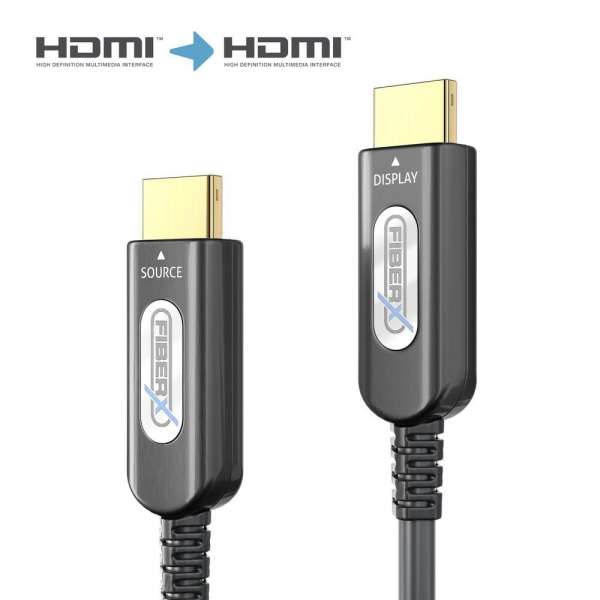 FiberX Serie - HDMI 4K Gepanzertes Glasfaser Extender Kabel - 30m