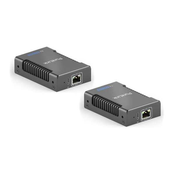 PureTools – HDMI-2.0-CatX-Extender-Set – 18 Gbit/s Signalverlängerung bis zu 60 m über Cat.6a-Kabel